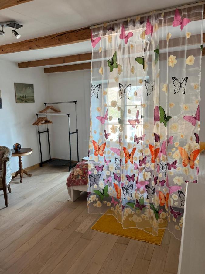 Chambre Papillon Avec Acces Terasse La Neuveville Luaran gambar